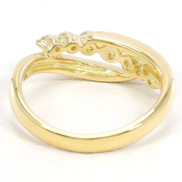 18K Yellow Gold Diamond Ring for Women - Elegant Wedding, Engagement & Anniversary Jewelry Gift - Perfect for Special Occasions