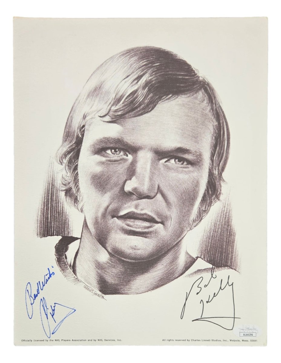 Bob Kelly Autographed 8x10 Philadelphia Flyers Hockey Photo with JSA COA AL44194 - Perfect for Sports Memorabilia Collectors and Flyers Fans Display