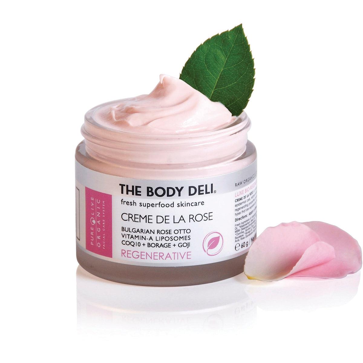 Regenerative Crème de la Rose - Luxurious Anti-Aging Face Cream for Hydration & Skin Repair | Perfect for Night Routine & Dry Skin Care