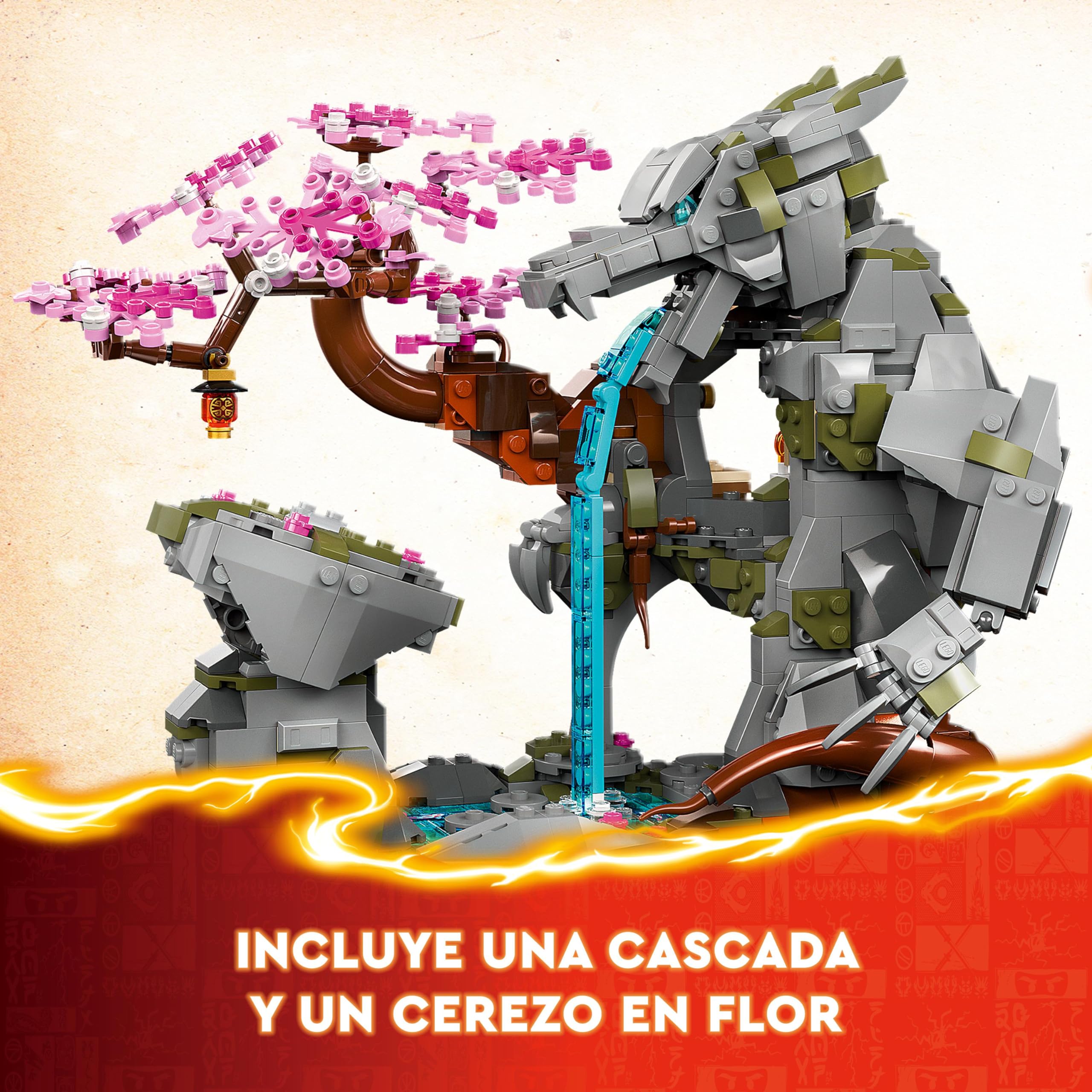 LEGO Ninjago Dragon Stone Sanctuary Building Set with 6 Ninja Minifigures - Adventure Play & Display Model - Gift for Kids Ages 13+ (71819) | Perfect for Role-Playing Battles & Collector's Showcase