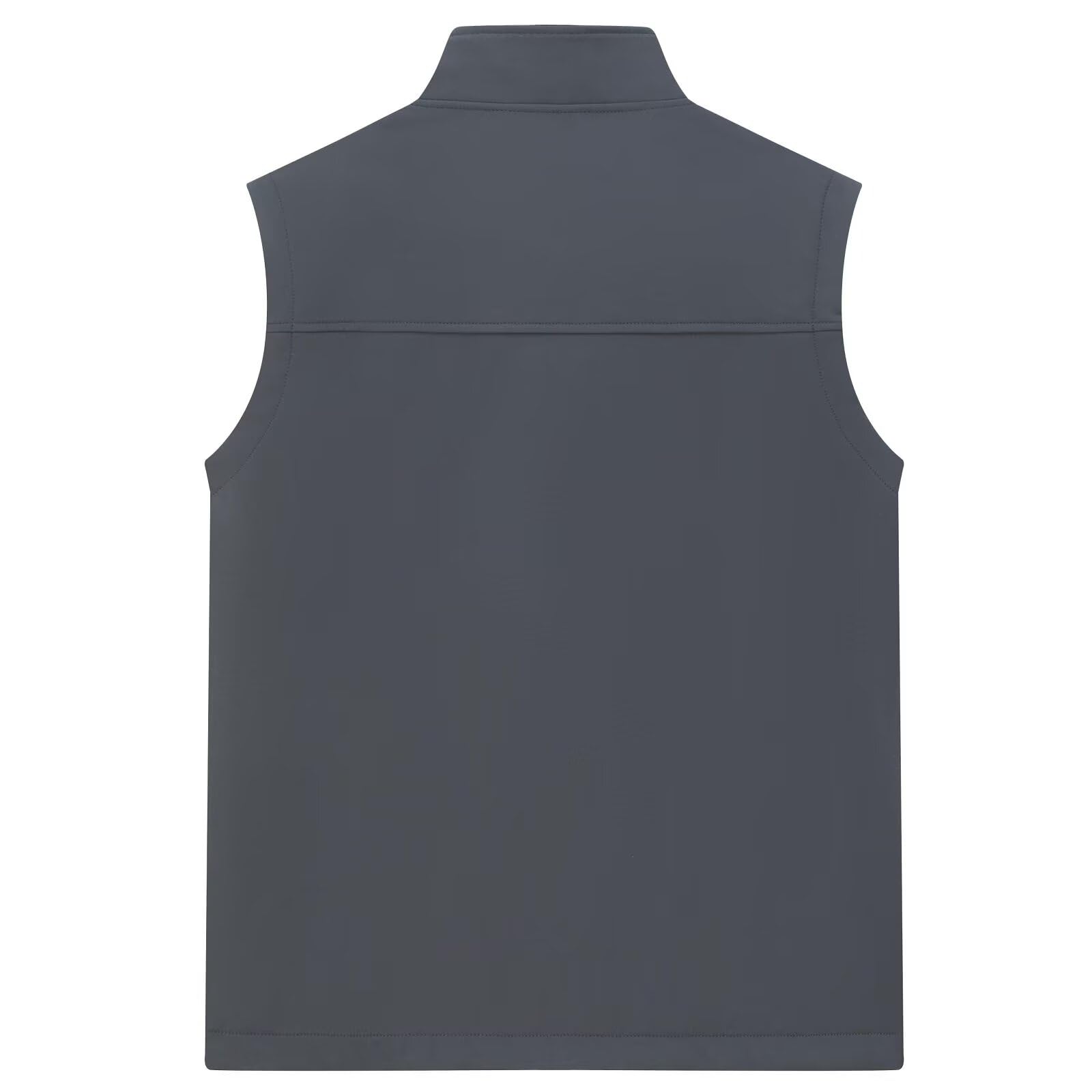 Men's Lightweight Softshell Vest - Windproof Puffer Sleeveless Jacket for Golf, Running & Outdoor Activities | Breathable Outdoor Wear for Hiking, Cycling & Casual Use
