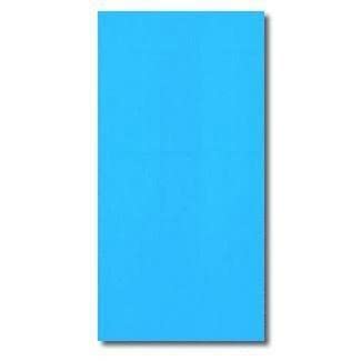 21-Foot Round Overlap Above Ground Pool Liner - 30 Gauge Heavy Duty Solid Blue Vinyl - Perfect for Backyard Swimming Pools, Family Gatherings & Summer Fun