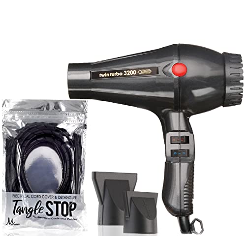 Turbo 3200 Dark Grey + Tangle Stop