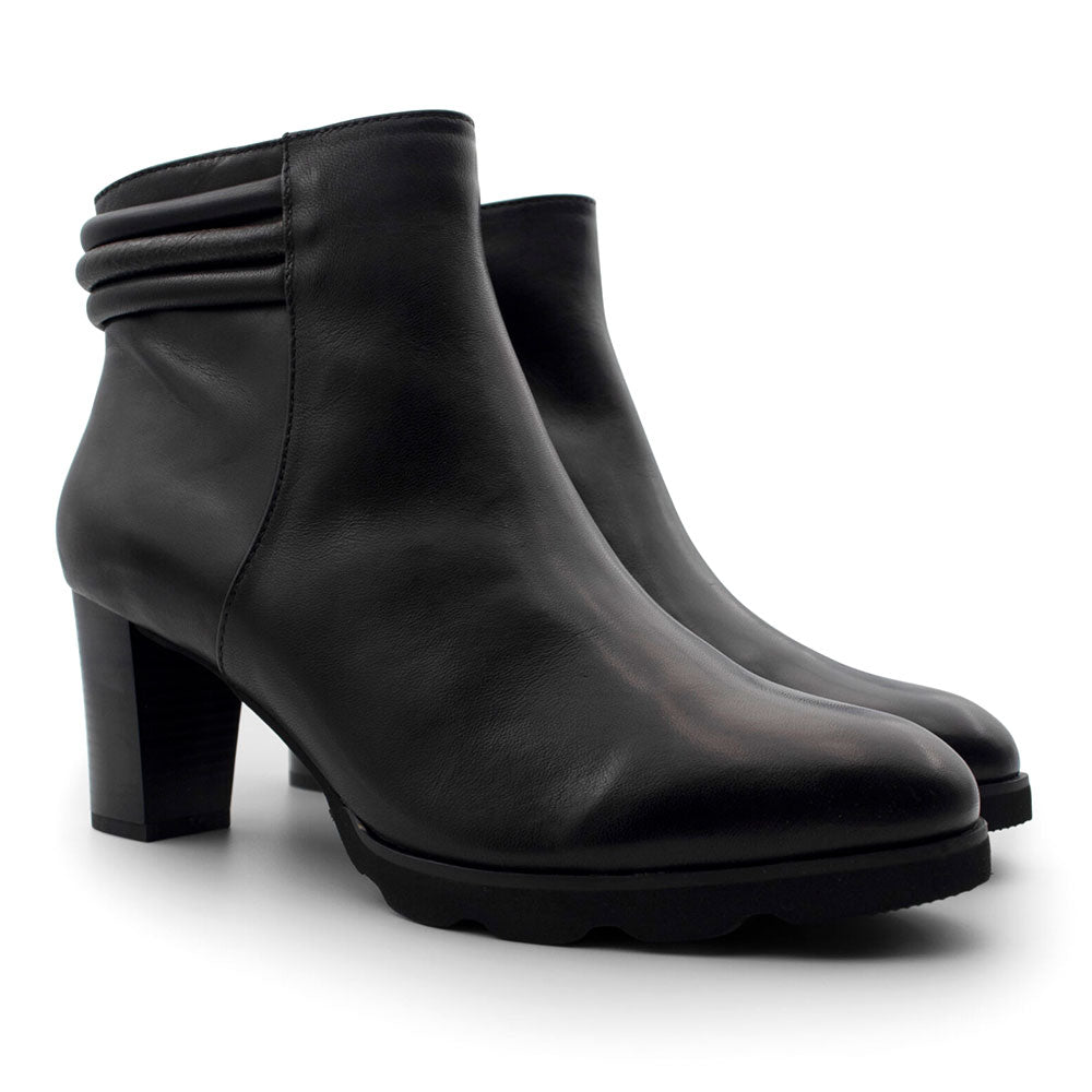 Patricia 90 Bootie - Women's Chunky Heel Ankle Boots for Fall & Winter | Comfortable & Stylish for Work, Office, and Casual Outfits