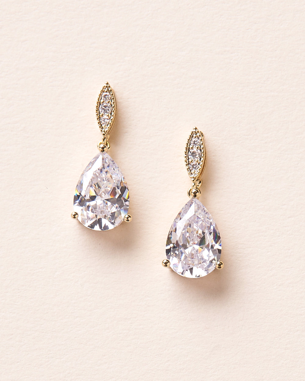 Callie CZ Stud Earrings for Women - Sparkling Cubic Zirconia Earrings for Everyday Wear & Special Occasions
