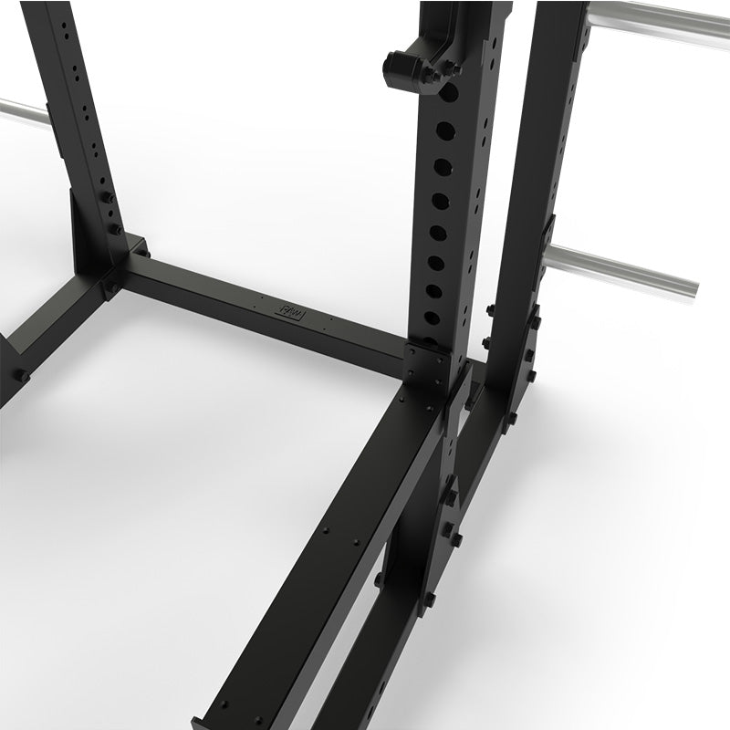 Titan Power Rack Lite Half - Heavy Duty Home Gym Equipment for Strength Training | Perfect for Squats, Bench Press & Weightlifting in Small Spaces