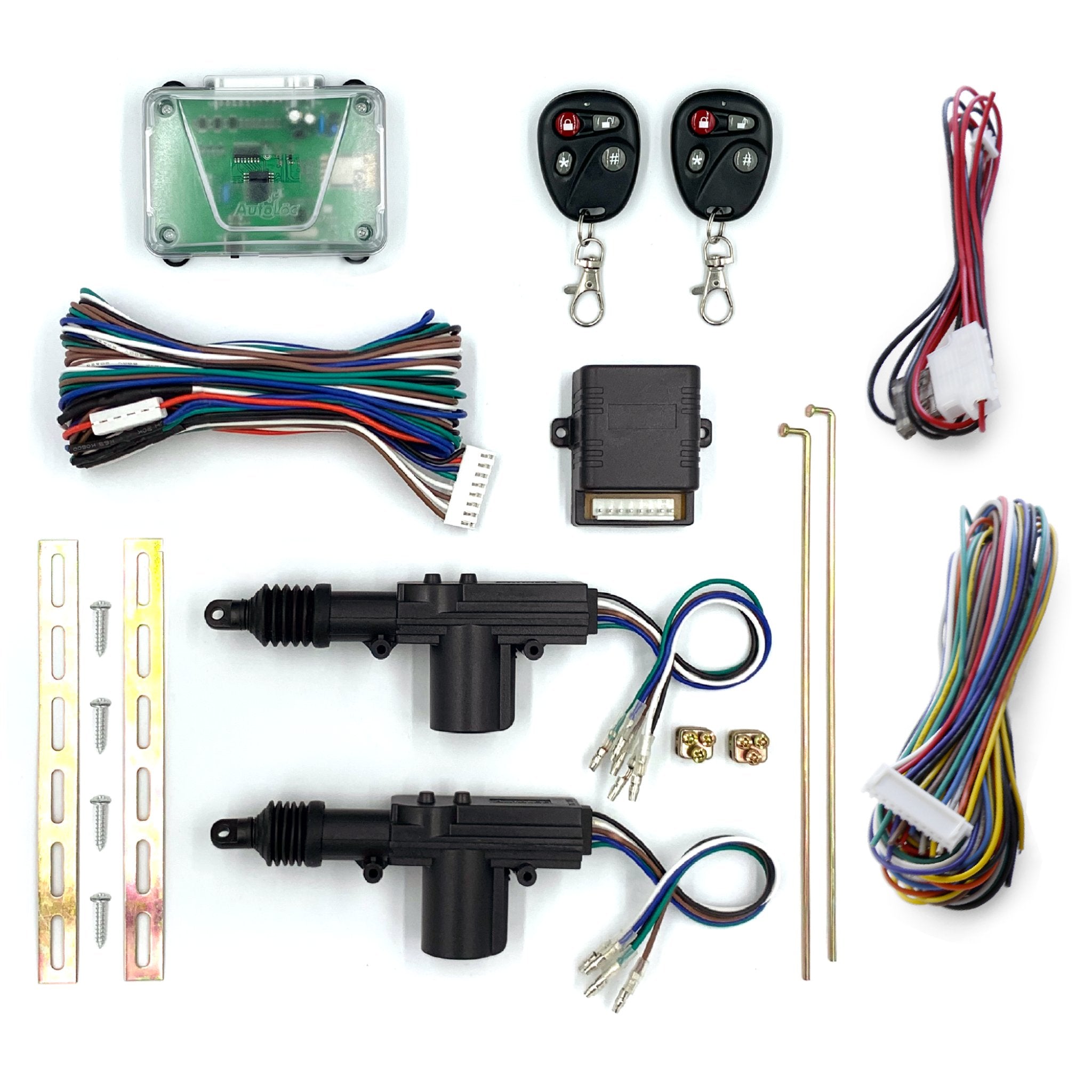 1902-1908 Cadillac Runabout & Tonneau Central Locking Power Door Lock Kit with Remote Keyless Entry - Vintage Car Restoration & Classic Auto Security Upgrade