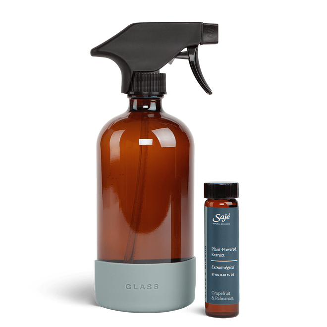 Professional Glass and Mirror Cleaning Kit - Streak-Free, Non-Toxic, Includes Squeegee & Microfiber Cloth - Perfect for Windows, Shower Doors & Home/Office Cleaning