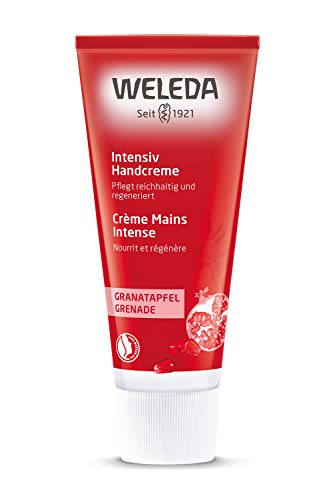 Weleda Pomegranate Hand Cream 50ml - Organic Moisturizing Hand Lotion for Dry Skin - Natural Nourishing Care with Pomegranate Extract - Perfect for Winter, Travel & Daily Hydration