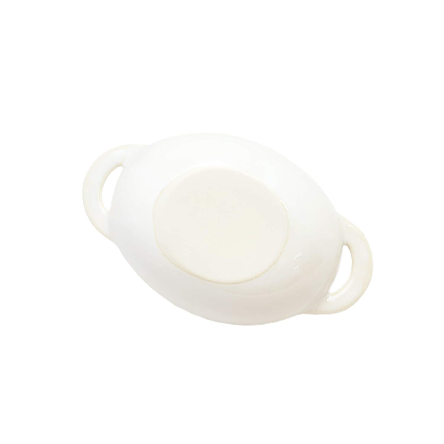 Premium TAMAKI Ceramic Gratin Dish - Small White Oven-Safe Baking Bowl for Casseroles, Desserts & Side Dishes | Perfect for French Onion Soup, Mac & Cheese, Crème Brûlée