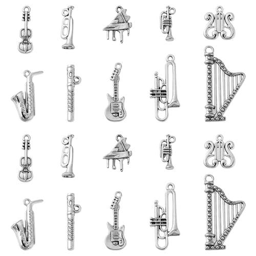100pcs - Musical Instruments - 10 Styles