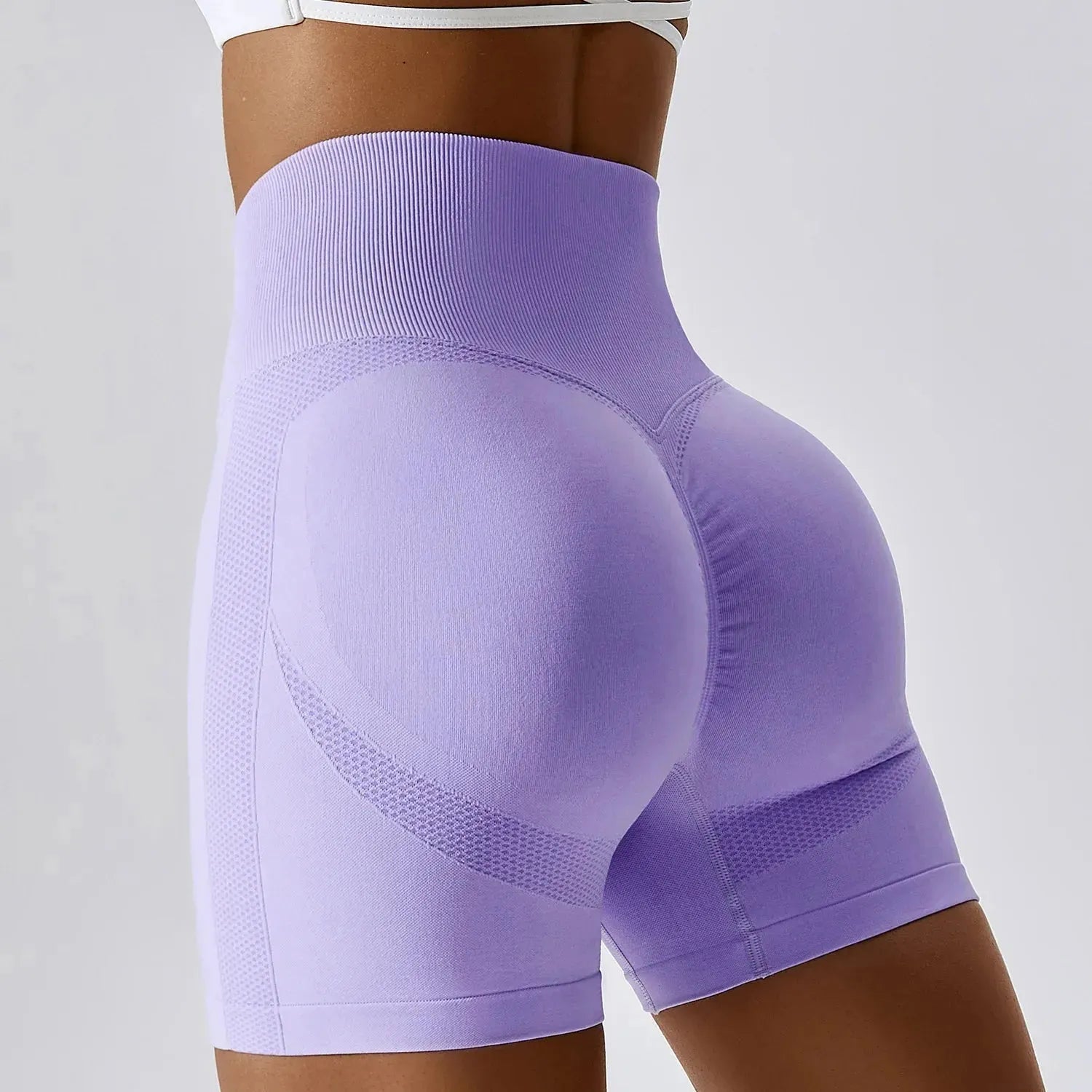 Women's Seamless Push Up Scrunch Butt Workout Shorts - High Waist Running, Fitness, Yoga & Gym Shorts for Active Women | Perfect for Training, Jogging & Lounge Wear