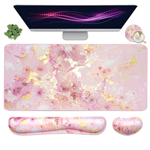 Pink Gold Marble
