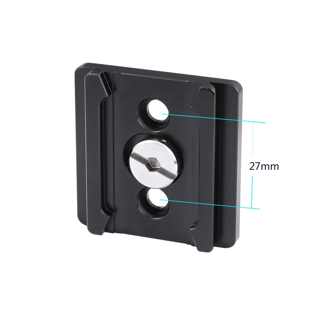 CAMVATE Quick Release Plate Sliding Mount for DSLR Camera Cage - ARCA Swiss Compatible - Professional Photography & Videography Gear for Studio & Outdoor Shooting
