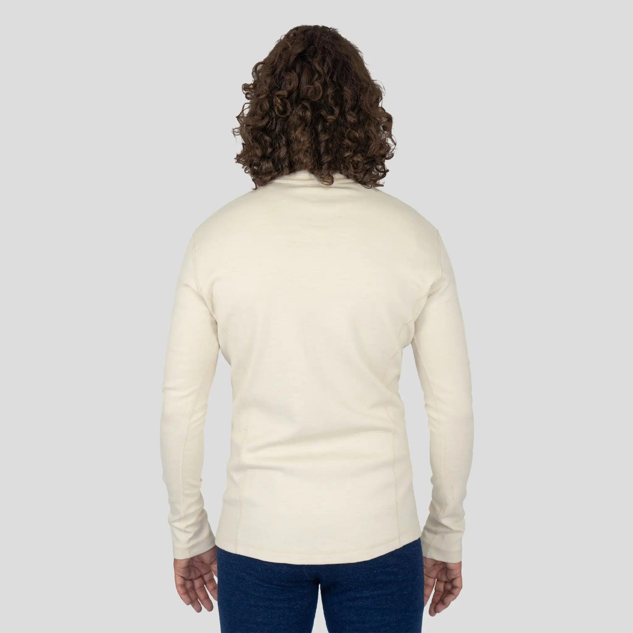 Men's Alpaca Wool Jacket - 420 Midweight Full Zip Fleece for Outdoor Hiking & Winter Travel | Warm & Durable Cold Weather Coat