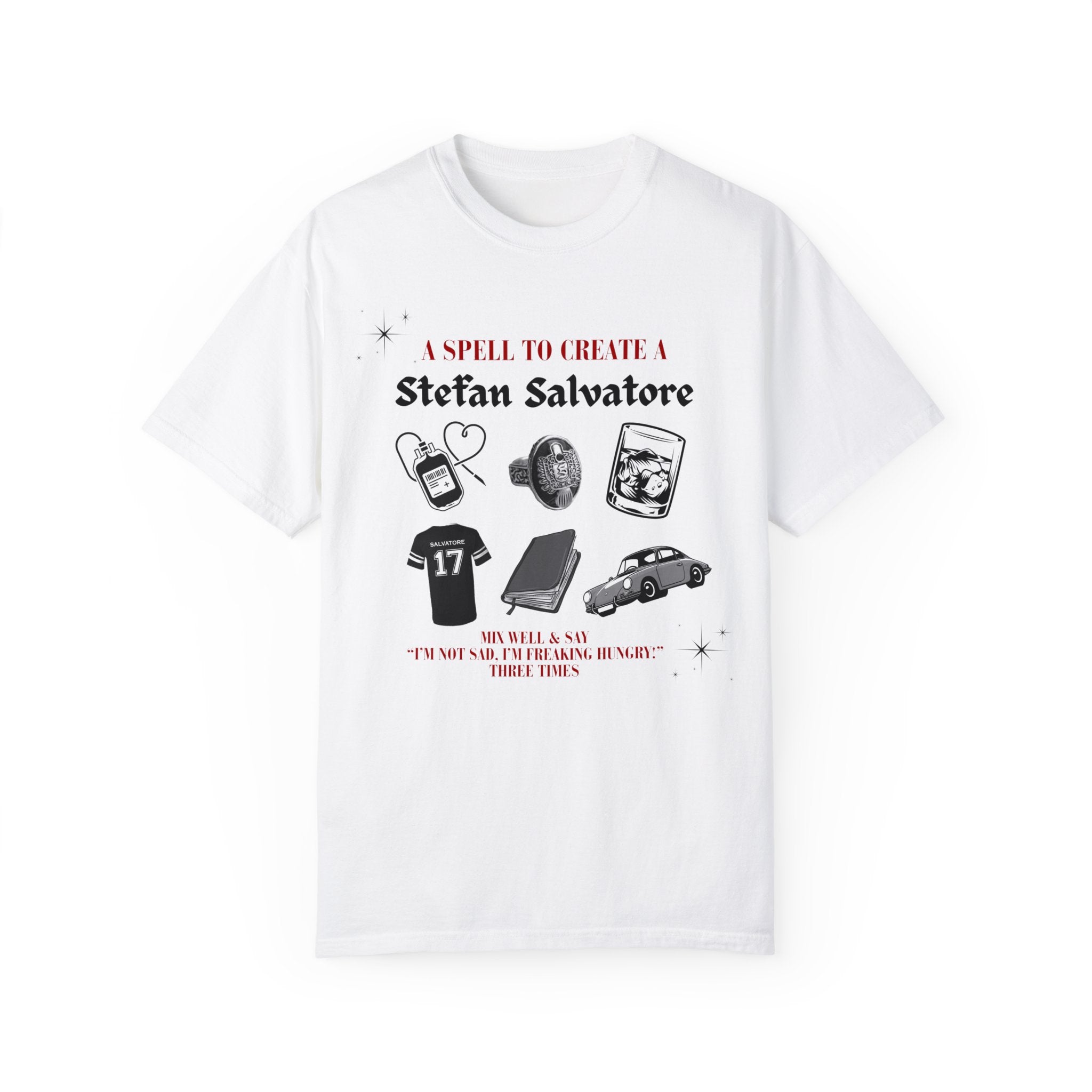 Spell For Stefan T-Shirt | DeeCharmed x PaigeNicole Collaboration | Perfect for TV Show Fans, Cosplay & Casual Wear