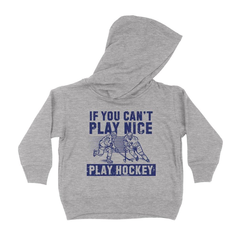 Play Hockey Kids Hoodie - Cute Toddler Sweatshirt for Boys & Girls | Soft & Comfortable Pullover for Playdates, Sports & Casual Wear