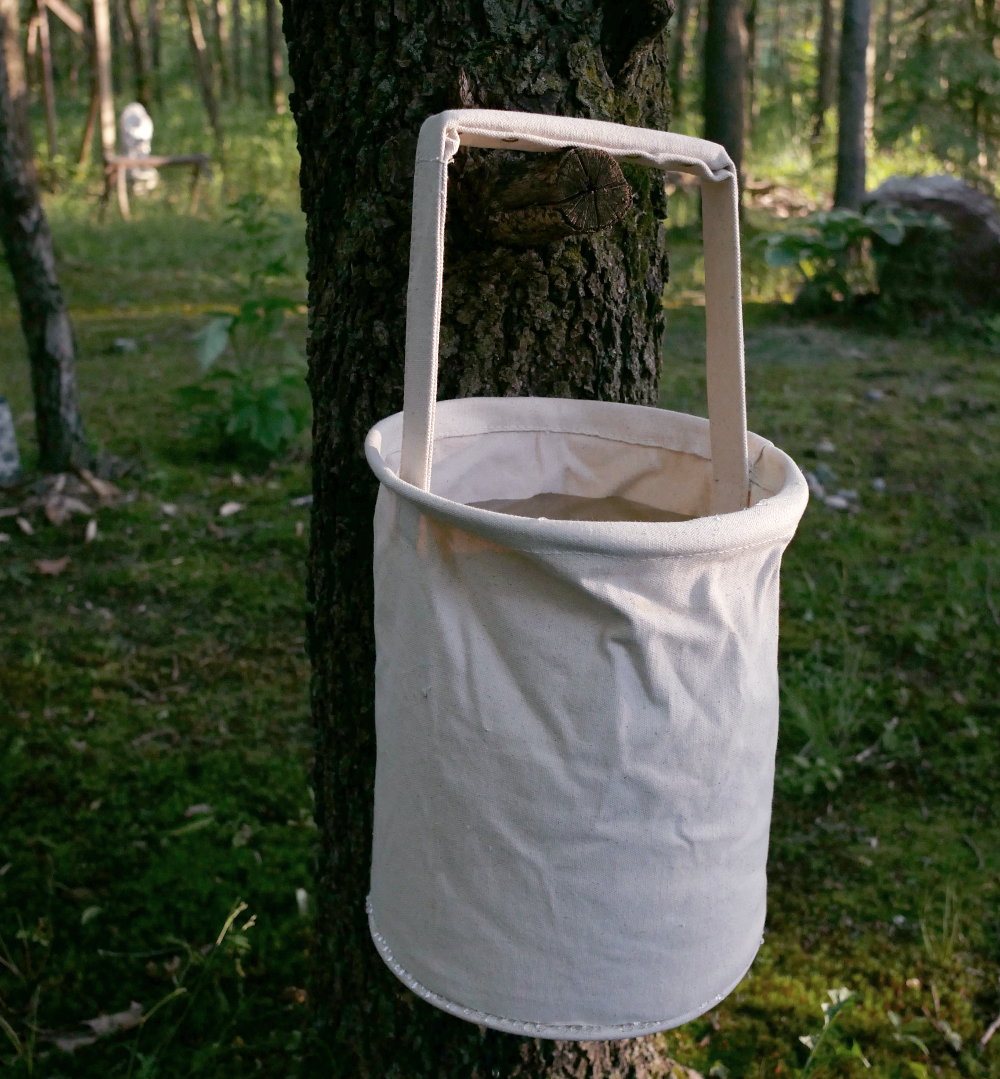 Premium Canvas Water Bucket - Heavy Duty & Leak Proof for Outdoor, Camping, Hiking & Gardening - Large Capacity Water Storage Container for Emergency & Survival Kits