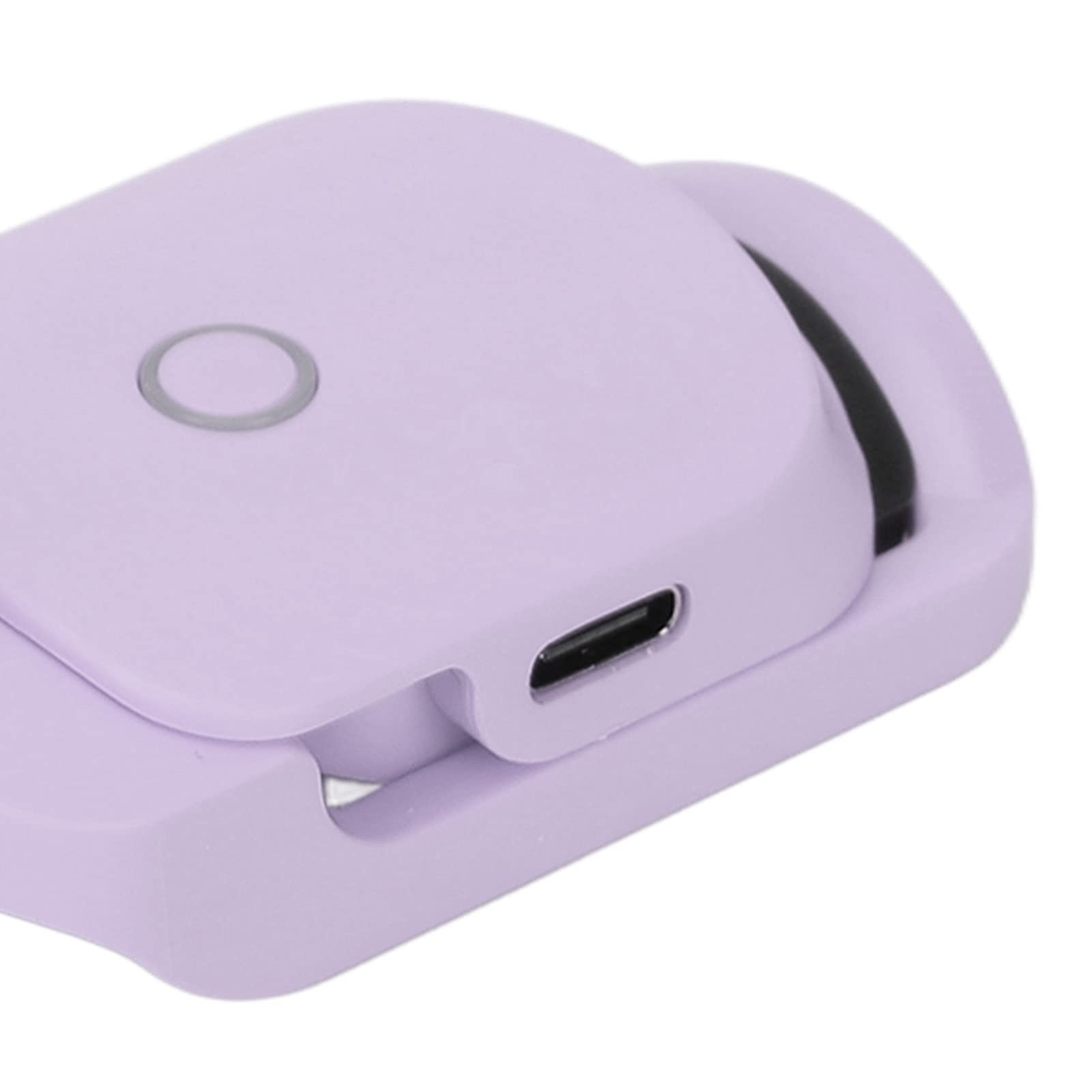 USB Heated Eyelash Curler - Portable Electric Lash Curling Tool with Smart Temperature Control & Fast Charging | Perfect for Home, Travel & Daily Makeup Routine (Purple)