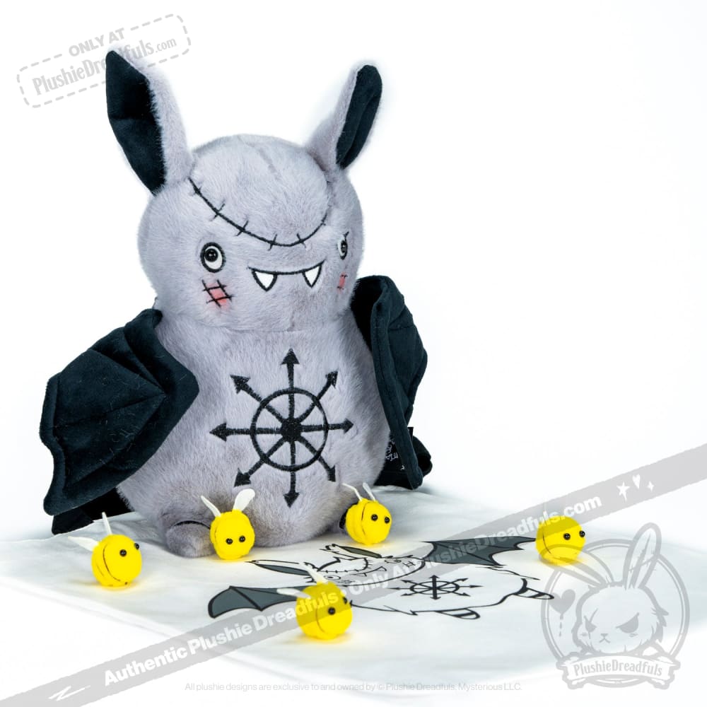 Plushie Dreadfuls ADHD Bat - Soft Stuffed Animal Toy for Kids & Adults | Cute Sensory Plush for Anxiety Relief, ADHD Support & Comfort