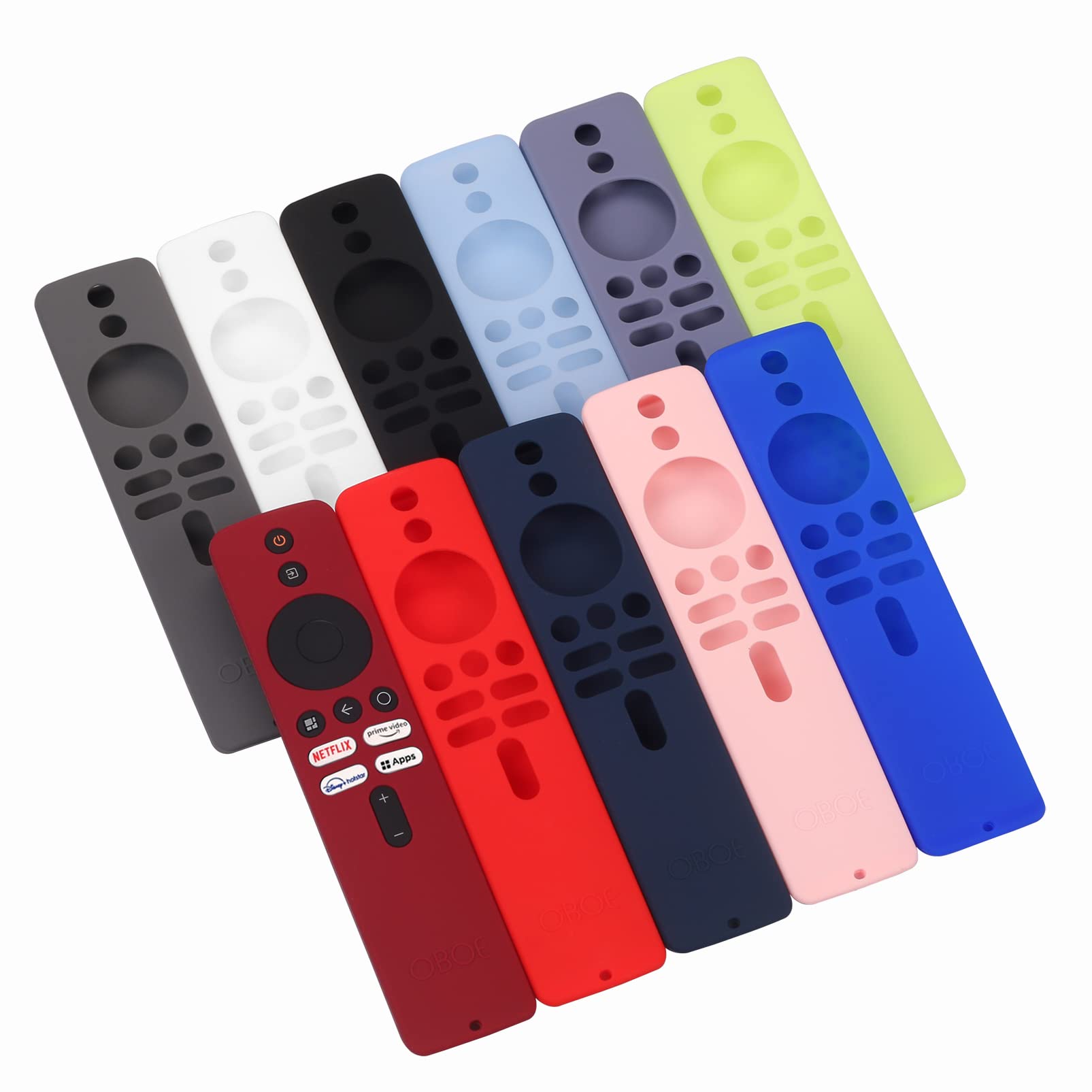 Silicone TV Remote Cover for Redmi TV 4K Ultra 43 inch, Xiaomi Mi OLED 55 inch & 5A Series 32/40/43 inch - Protective Case with Lanyard (Dark Grey) - Perfect for Home Entertainment & Daily Use [Remote NOT Included]