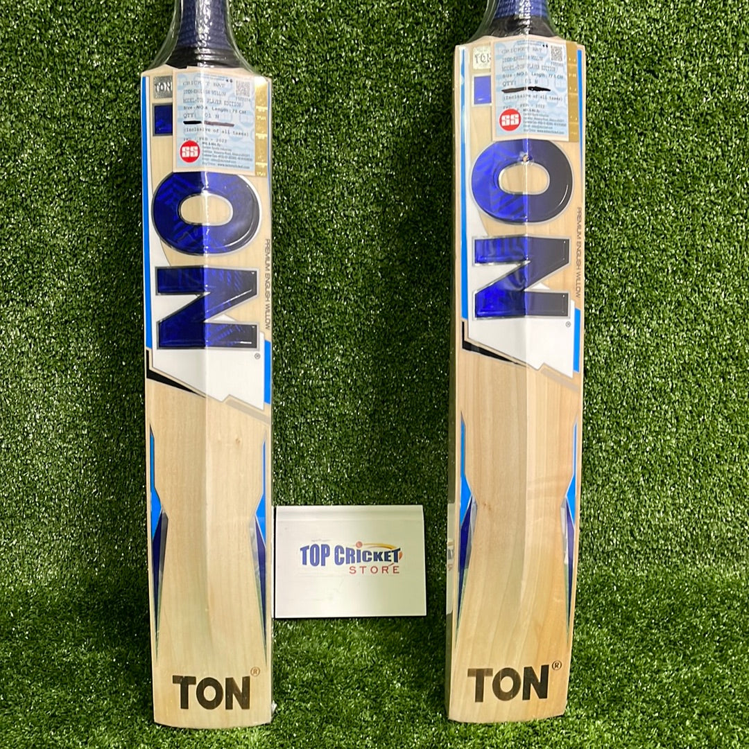SS Ton Player Edition Junior Cricket Bat - Lightweight & Durable for Kids & Youth - Perfect for Practice, Matches & Training Sessions
