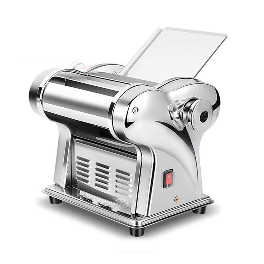 Electric Pasta Maker Machine - Stainless Steel Pasta Roller for Homemade Lasagne, Fettuccine & Tagliolini | 2 Blades & Integrated Roller | 220V | Perfect for Italian Cuisine, Family Dinners & Restaurant Use