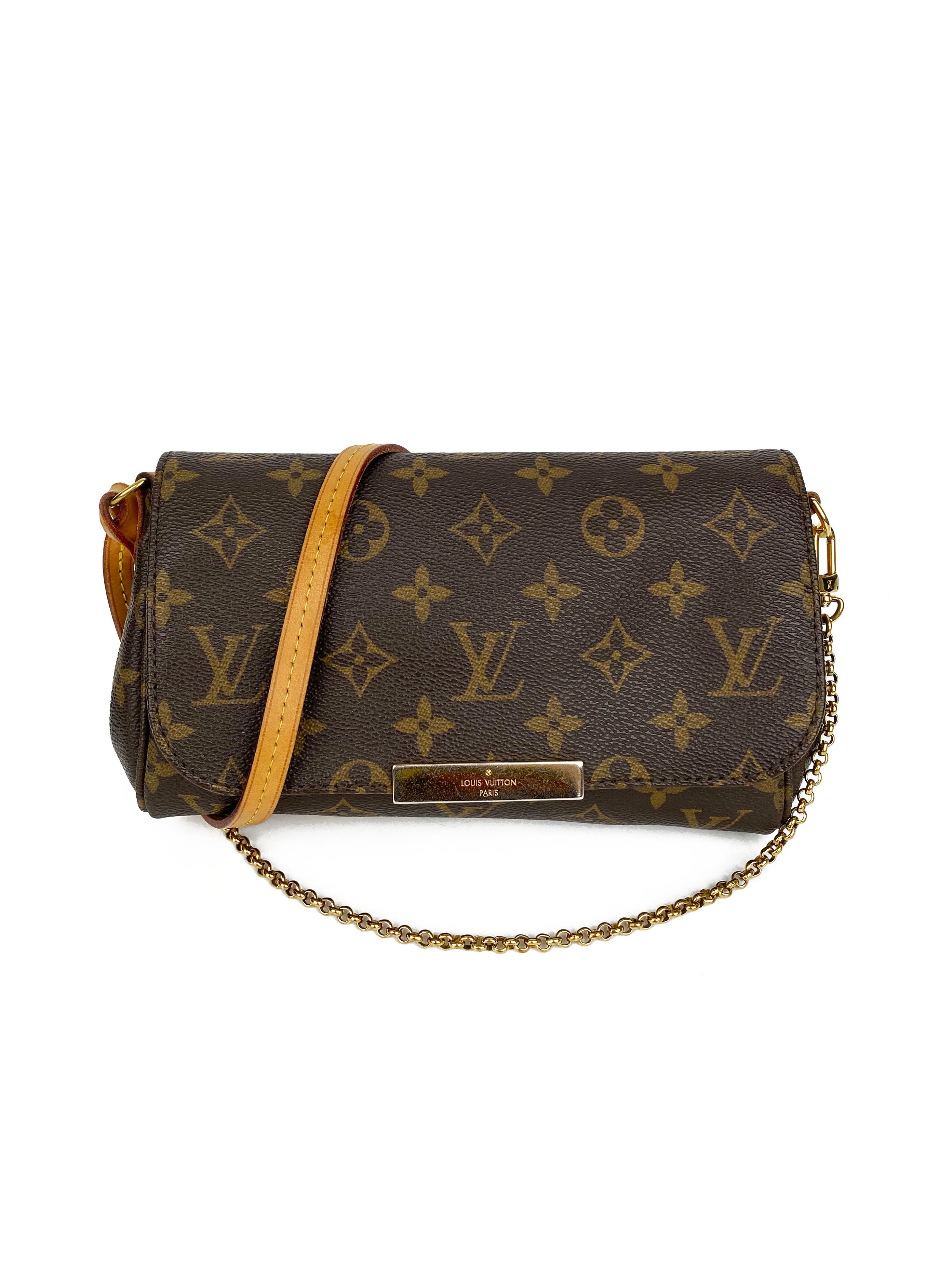 Authentic Louis Vuitton Favourite PM Crossbody Bag - Luxury Monogram Canvas Handbag for Women | Perfect for Date Night, Shopping & Travel Accessories