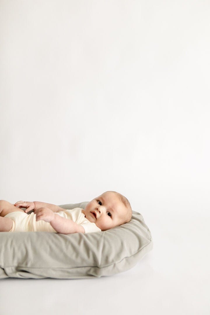 Organic Cotton Cover for Snuggle Me Infant Lounger - Soft & Breathable Baby Nest Cushion Protector - Perfect for Nursery, Playtime & Co-Sleeping