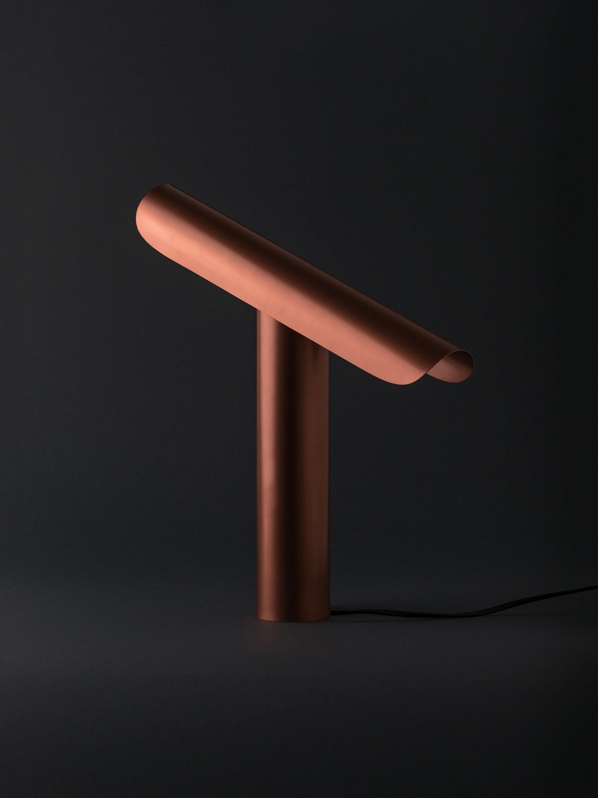 Modern T Table Lamp - Adjustable LED Desk Lamp with USB Charging Port, Touch Control & Dimmable Light for Home Office, Study, and Bedroom - Perfect for Reading, Working & Nightstand Use