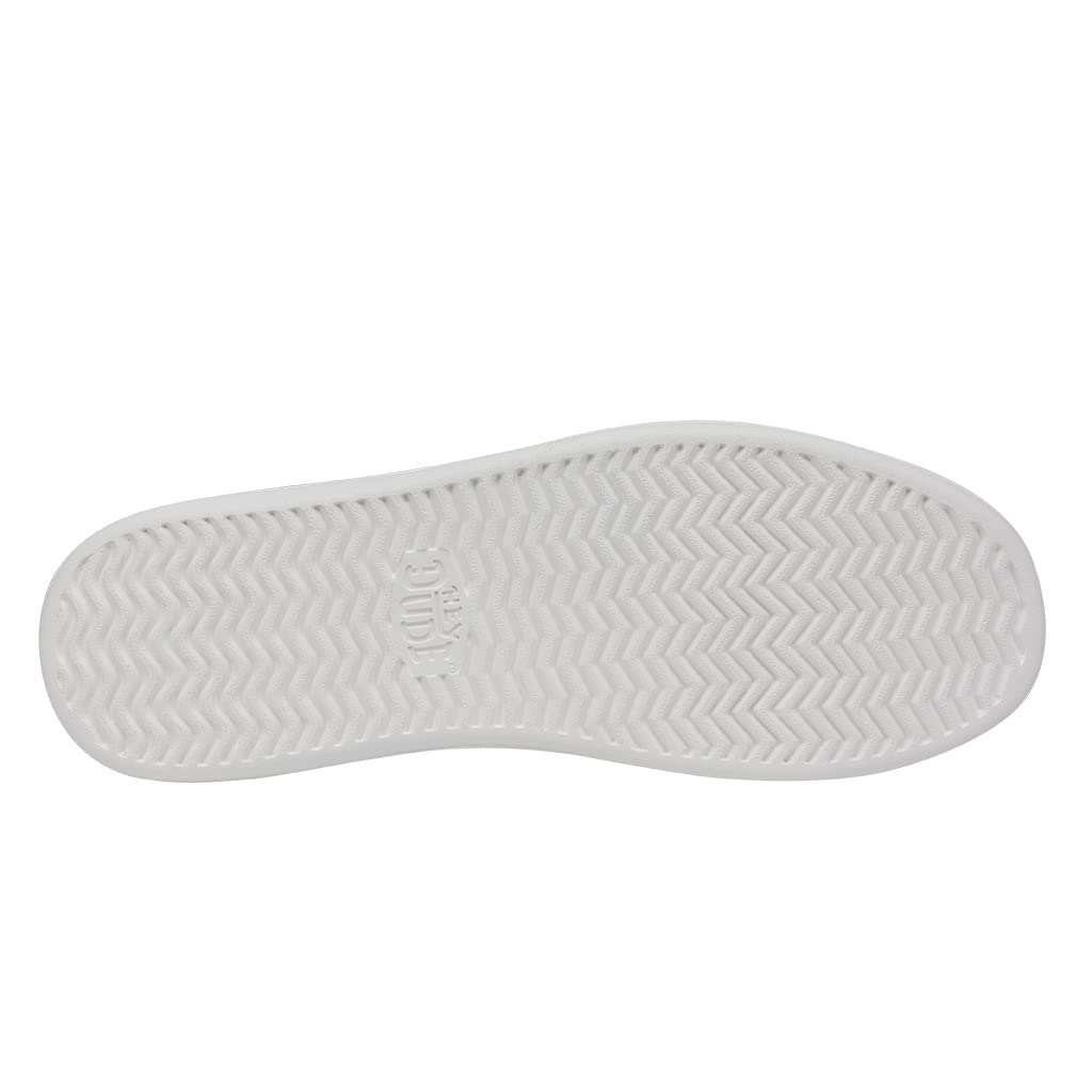 Hey Dude Men's Conway Craft Linen Slip-On Sneakers - Lightweight Comfortable Casual Shoes for Men | Perfect for Walking, Travel & Everyday Wear