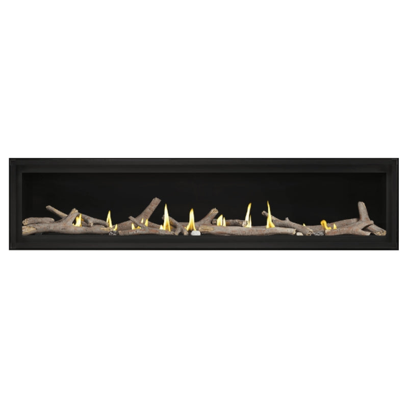 Napoleon Luxuria 74 Linear Direct Vent Gas Fireplace - LVX74NX | Modern Home Heating Solution for Living Rooms & Patios