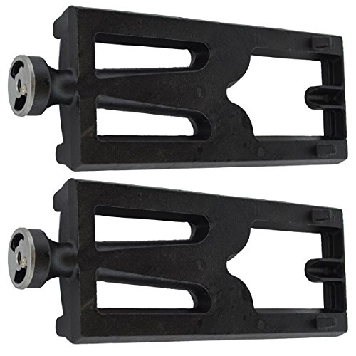 2-Pack Cast Iron Burner Replacement for Lynx & DCS 27/27A-BQRSS Series Gas Grills - Durable Grill Parts for Outdoor Cooking, Backyard BBQs, and Patio Entertaining