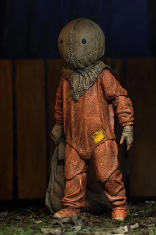 Trick 'r Treat Ultimate Sam Halloween Decoration - Scary Animated Prop for Haunted House, Yard, and Party Decor
