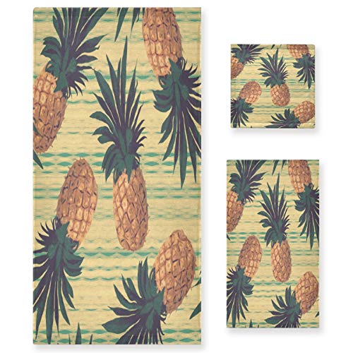 Retro Tropical Pineapple