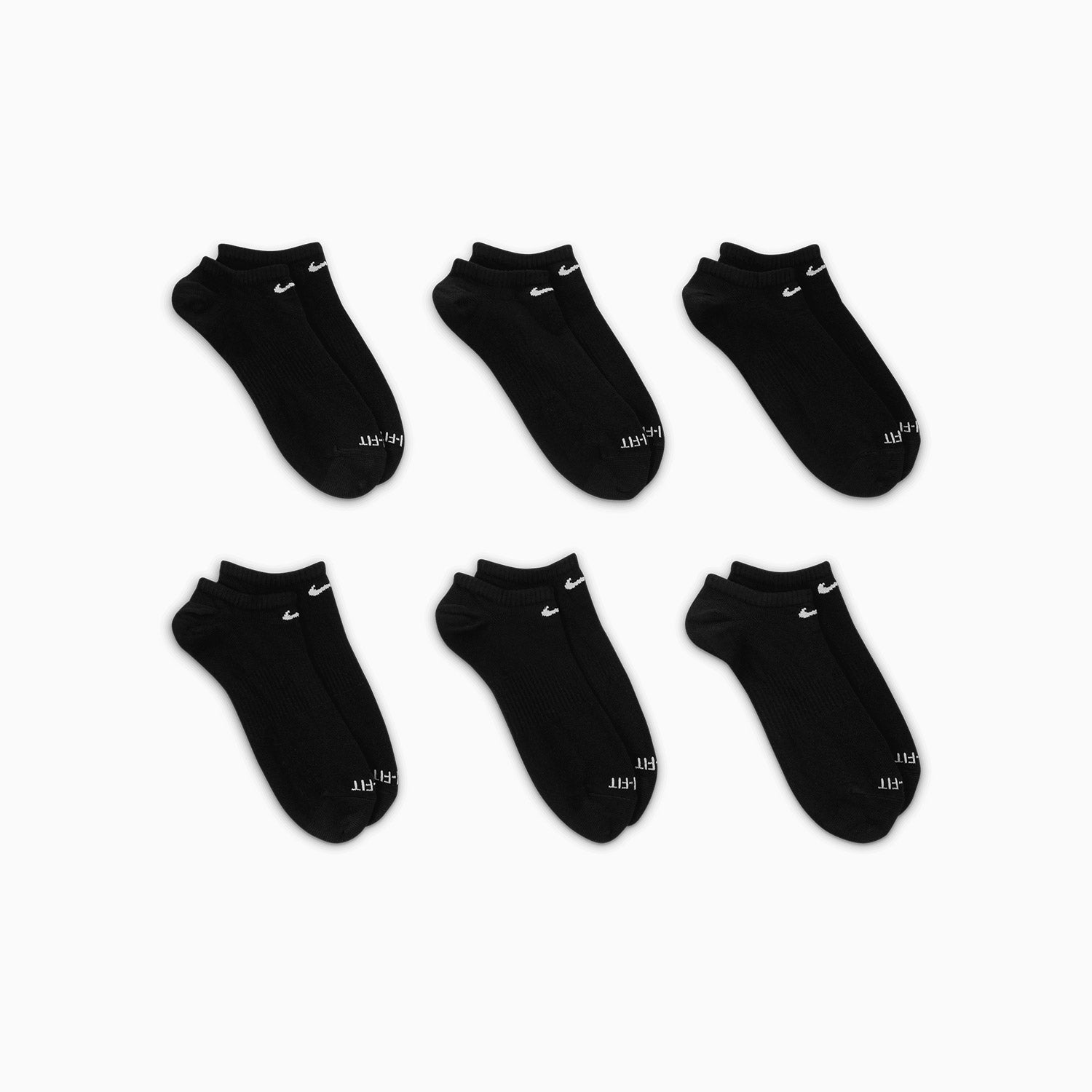 Everyday Plus Lightweight Comfortable Socks (6 Pairs) - Breathable & Soft for Men & Women - Perfect for Running, Hiking, Work & Daily Wear