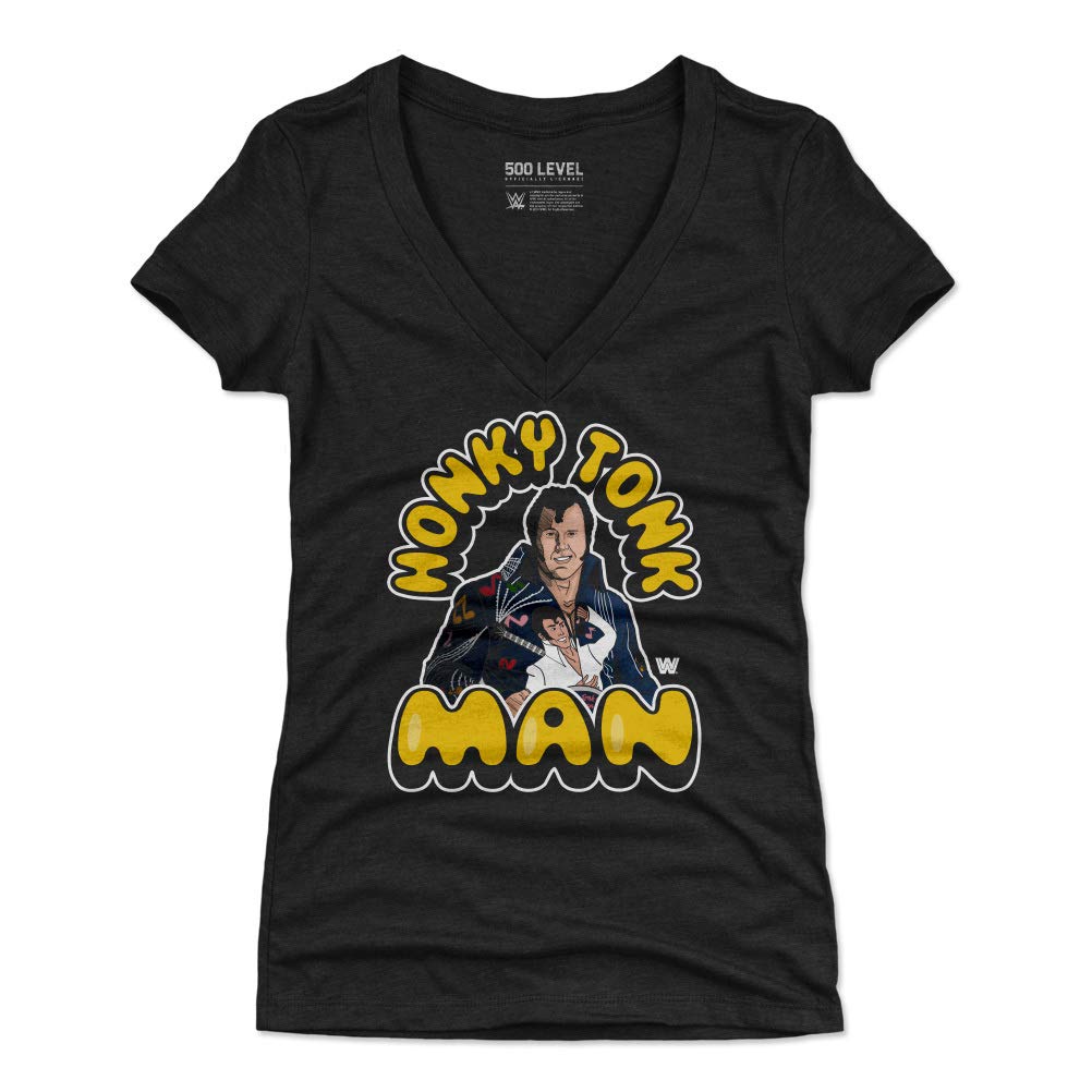 500 LEVEL Honky Tonk Man WWE Women's T-Shirt - Vintage Wrestling Comic Tee for Fans | Perfect for WWE Events, Cosplay & Casual Wear