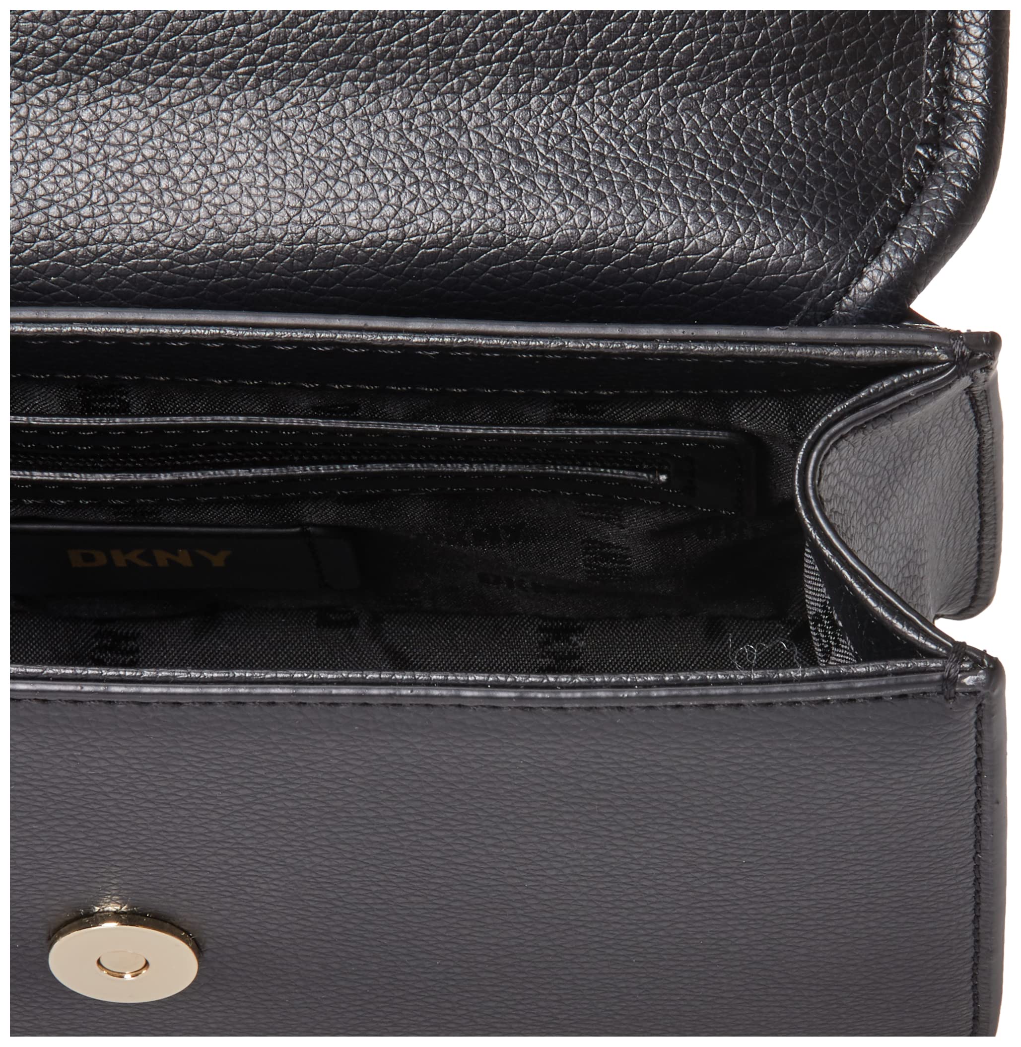 DKNY Elissa Small Shoulder Bag - Genuine Leather Crossbody Purse for Women, Fashionable Legacy Collection Handbag for Work, Travel & Evening Out