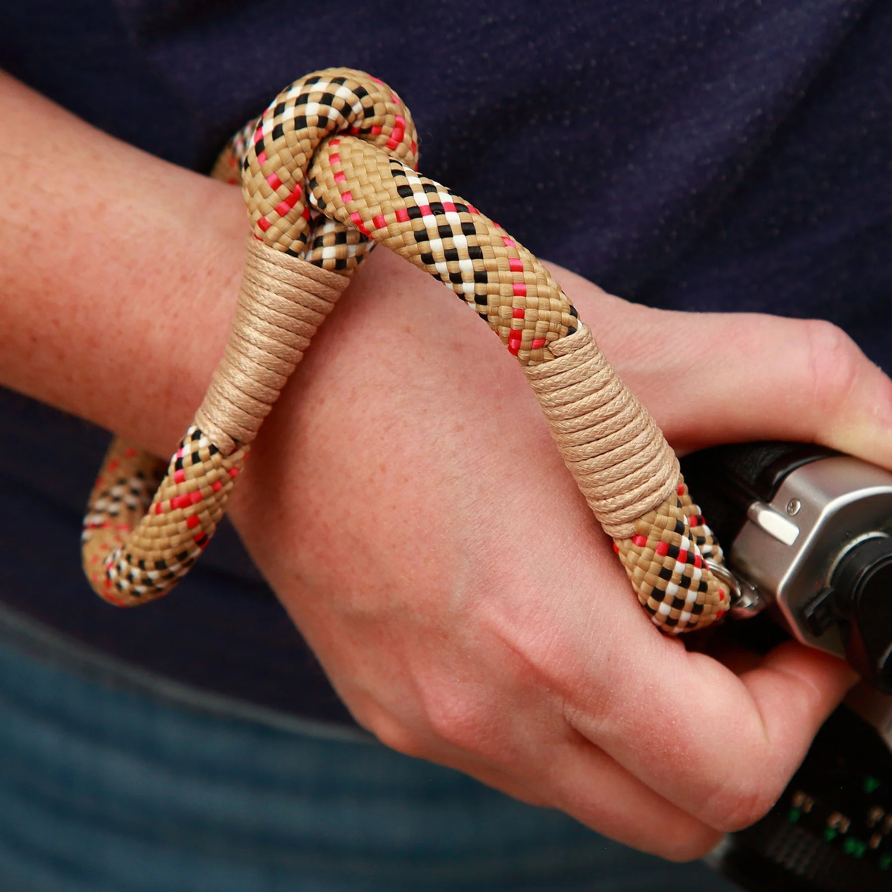 Photogenic Supply Co. Premium Natural Leather Wrist Strap for Cameras - Secure Grip for DSLR, Mirrorless & Film Photography - Perfect for Travel, Hiking & Outdoor Shoots