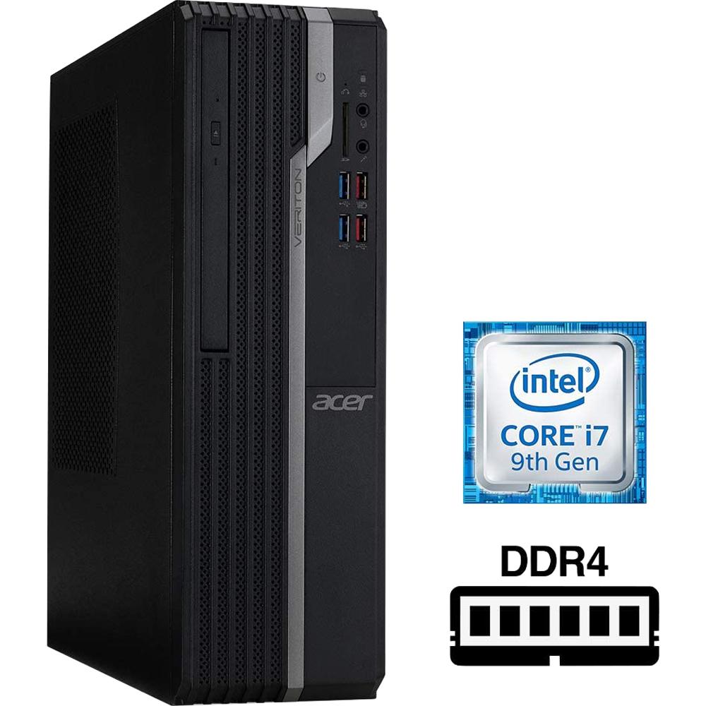 Acer Veriton X VX4665G Intel Core i7-9700 Desktop Computer (DT.VSXAA.004) - Powerful Business PC for Office Work, Home Use & Multitasking