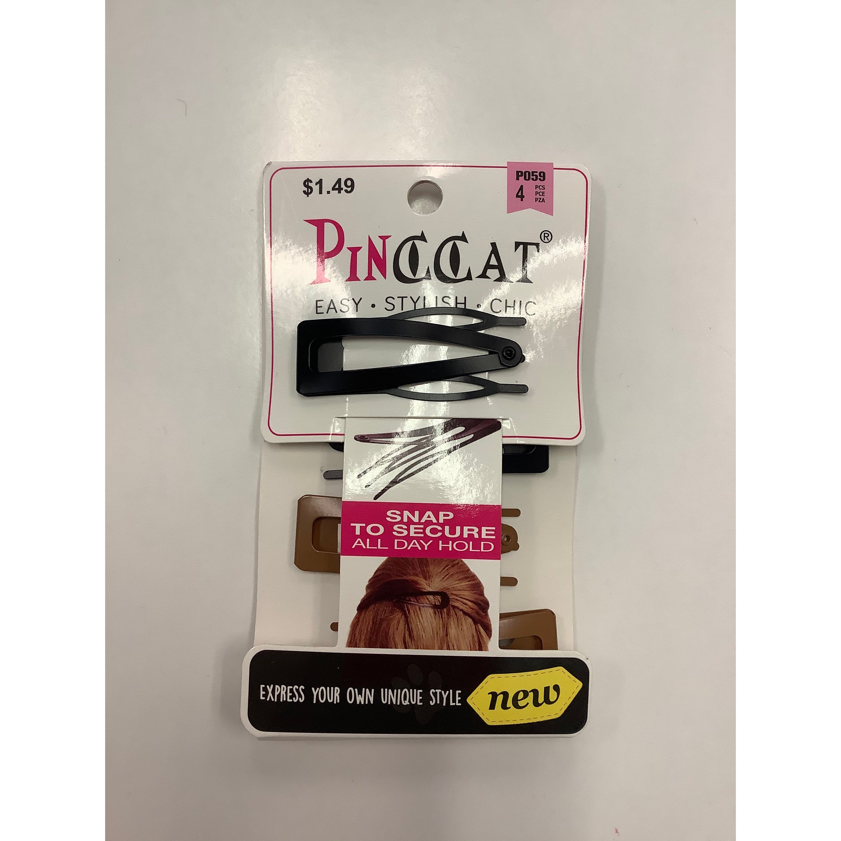 PINCCAT #P059 Hair Clips for Women - Fashion Hair Accessories for Girls, Kids & Teens - Perfect for School, Parties & Everyday Styling