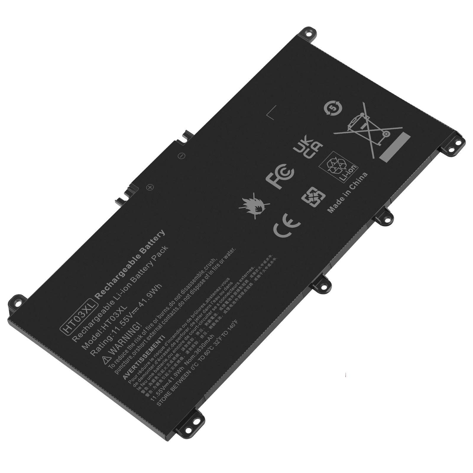 HP HT03XL Replacement Battery for HP Pavilion 14/15/17 Series (14-CE/CF/CK/CM/DF/DH, 15-CS/DA, 17-CA) - Long-Lasting Laptop Power Solution for Work, Study & Travel