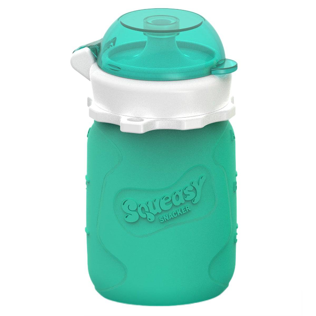 Silicon Squeasy Snacker Yogurt & Drink Pouch 3.5oz (104ml) - Reusable Food Storage for Kids, Perfect for Snacks, Smoothies, and On-the-Go Meals