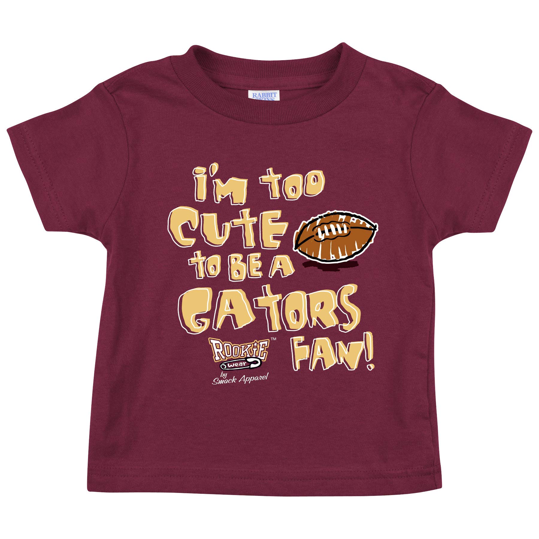 Florida State Football Fan Onesie & Toddler Tee - Garnet Anti-UF Apparel for Babies (NB-18M) & Kids (2T-5/6T) - Perfect for Game Day, Tailgating & Showing Team Spirit
