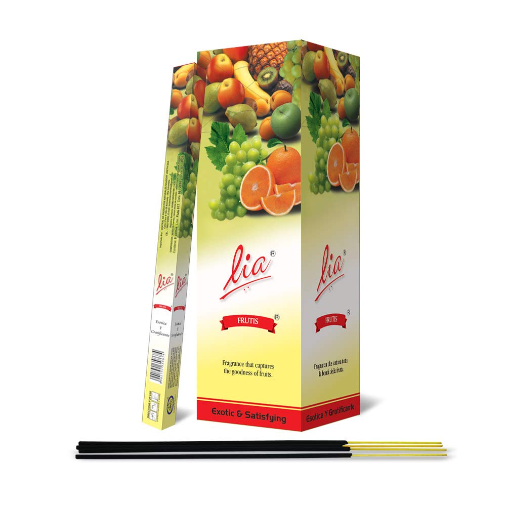 Premium Fruits Fragrant Charcoal Incense Sticks - 200 Sticks (25 Packs) with Juicy Fruity Aromas for Home, Meditation & Relaxation | Long-Lasting Scent for Yoga, Spa & Aromatherapy