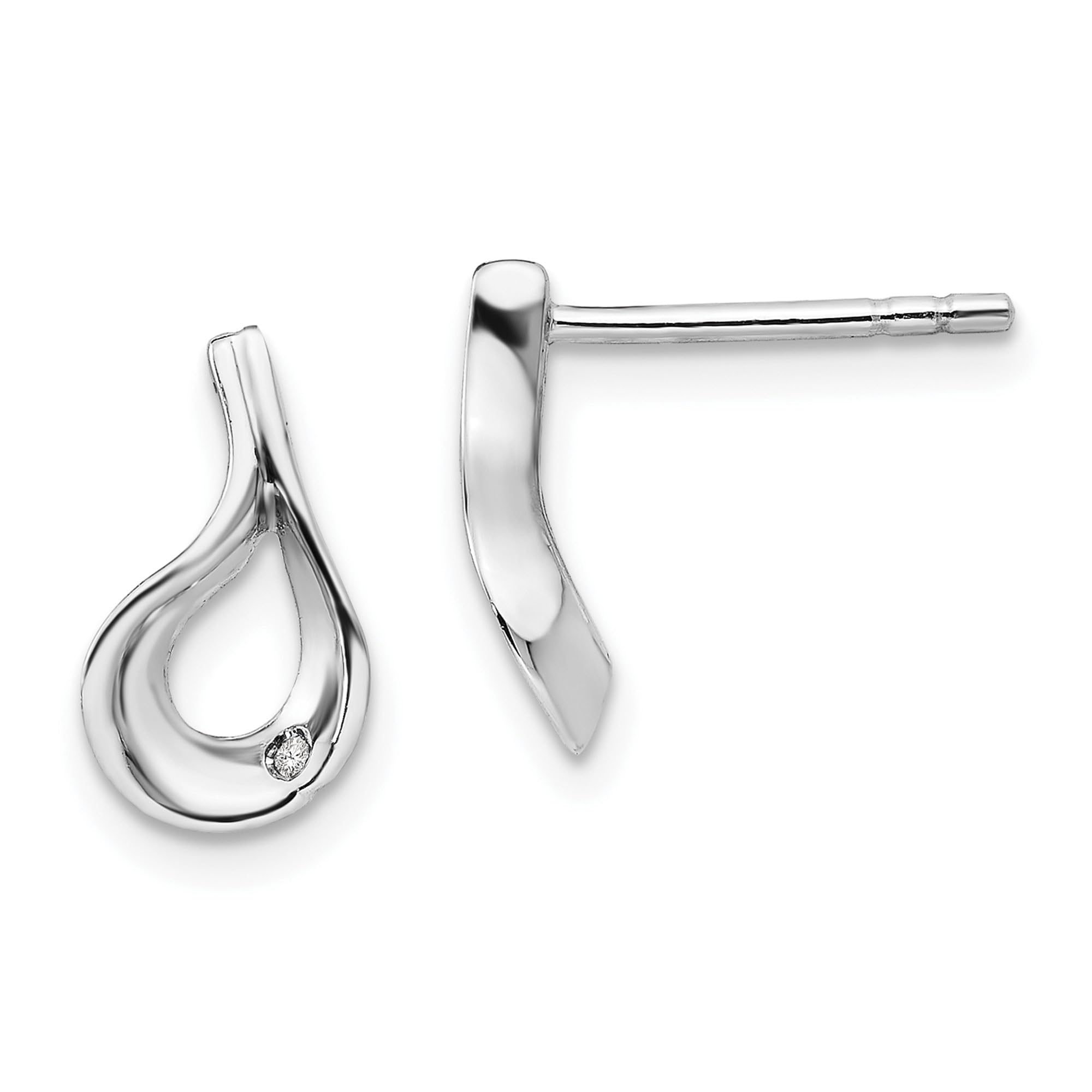 925 Sterling Silver Diamond Drop Dangle Earrings for Women - Elegant Wedding & Party Jewelry Gift - Hypoallergenic Fine Silver Earrings for Everyday Wear