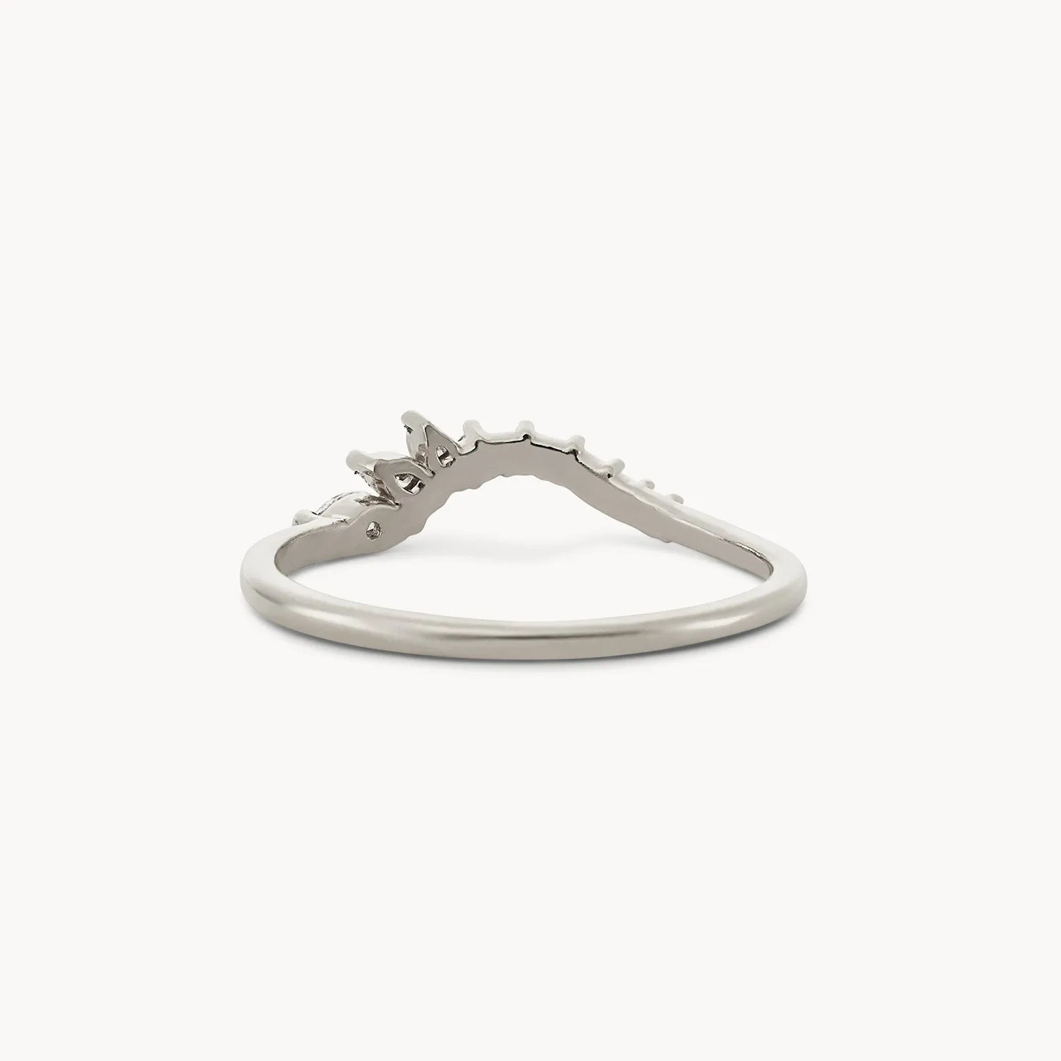 14K White Gold Diamond Band Ring for Women - Elegant Wedding & Engagement Jewelry Gift for Her - Perfect for Anniversaries, Proposals & Special Occasions