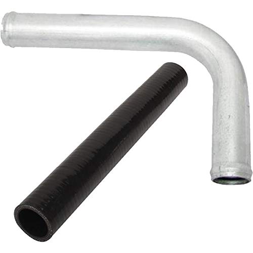 Speedway Aluminum 90 Degree & Straight Radiator Hose Kit - 1.50 Inch Universal Fit for High-Performance Cooling Systems - Perfect for Racing, Off-Road & Custom Car Builds