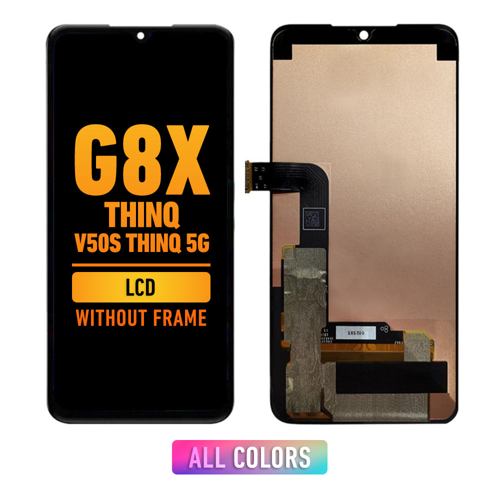 LG G8X ThinQ / V50S ThinQ 5G LCD Screen Replacement - Frame Not Included (All Colors) - DIY Repair for Cracked or Damaged Display