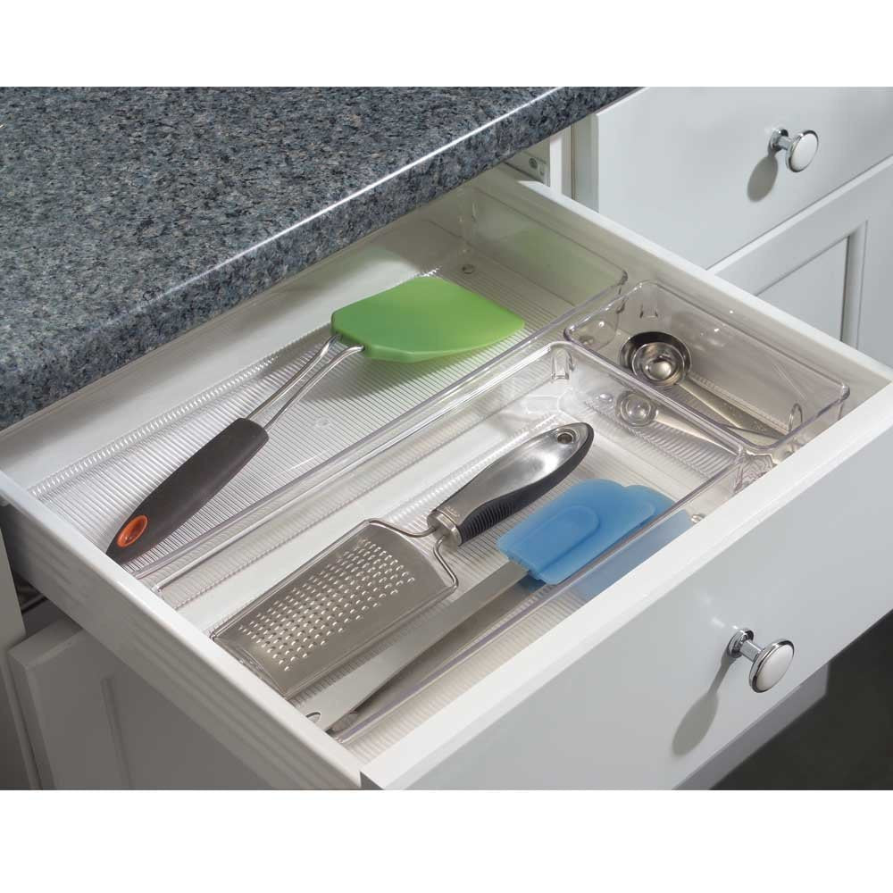 LINUS Wide Drawer Organizer 5cm Deep - Perfect for Kitchen, Office & Bathroom Storage